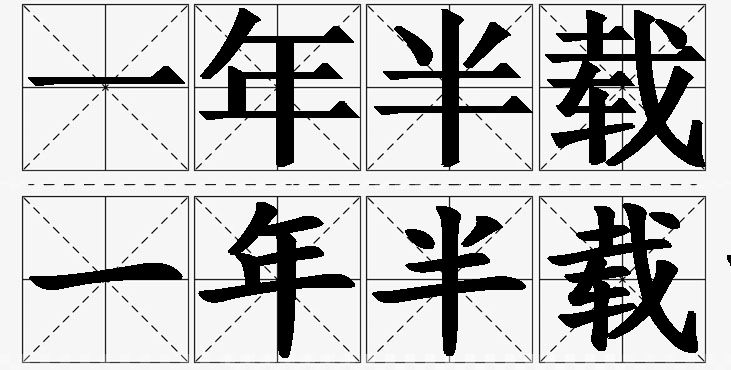 一年半载的意思解释,一年半载造句,一年半载近义词,一年半载反义词,一年半载成语故事