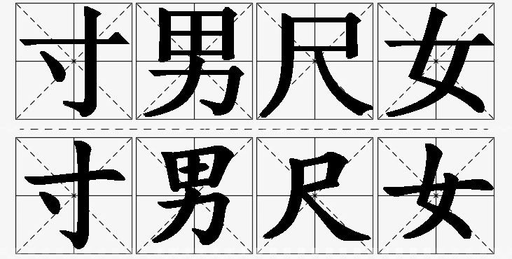 寸男尺女的意思解释,寸男尺女造句,寸男尺女近义词,寸男尺女反义词,寸男尺女成语故事