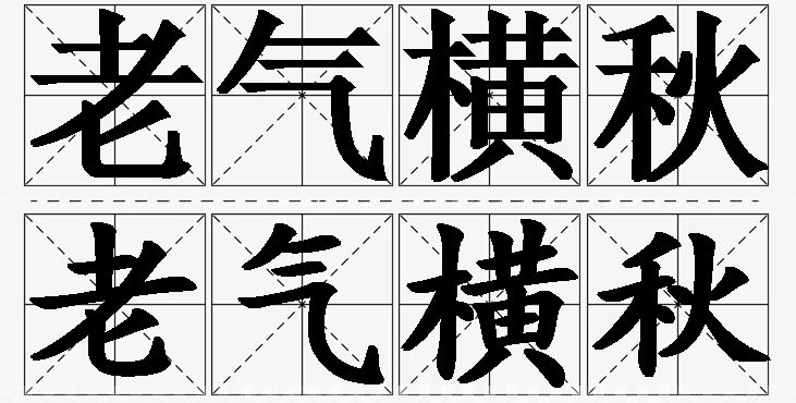 老气横秋的意思解释,老气横秋造句,老气横秋近义词,老气横秋反义词,老气横秋成语故事