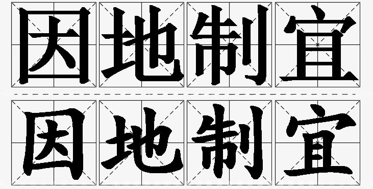 因地制宜的意思解释,因地制宜造句,因地制宜近义词,因地制宜反义词,因地制宜成语故事/