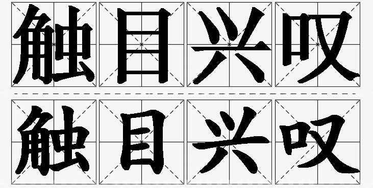 触目兴叹的意思解释,触目兴叹造句,触目兴叹近义词,触目兴叹反义词,触目兴叹成语故事/