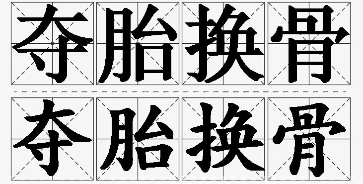 夺胎换骨的意思解释,夺胎换骨造句,夺胎换骨近义词,夺胎换骨反义词,夺胎换骨成语故事/