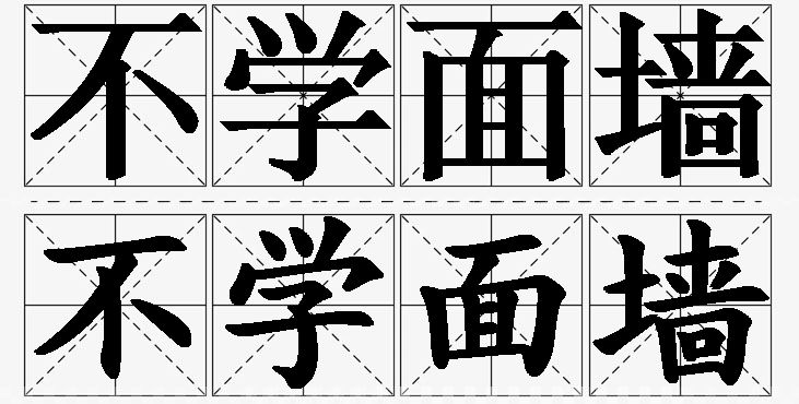 不学面墙 /