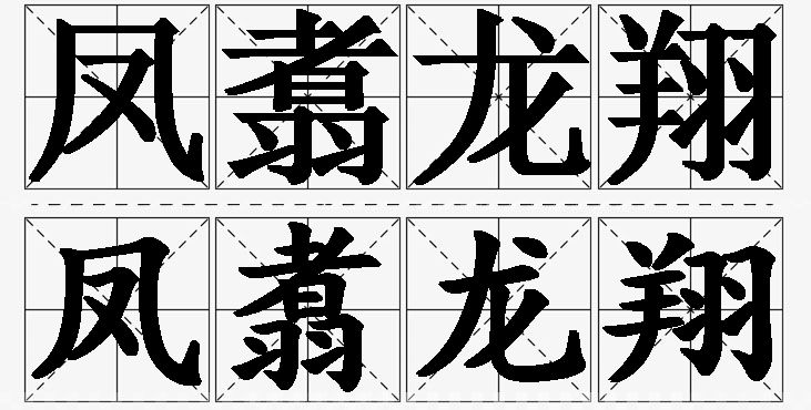 凤翥龙翔 /