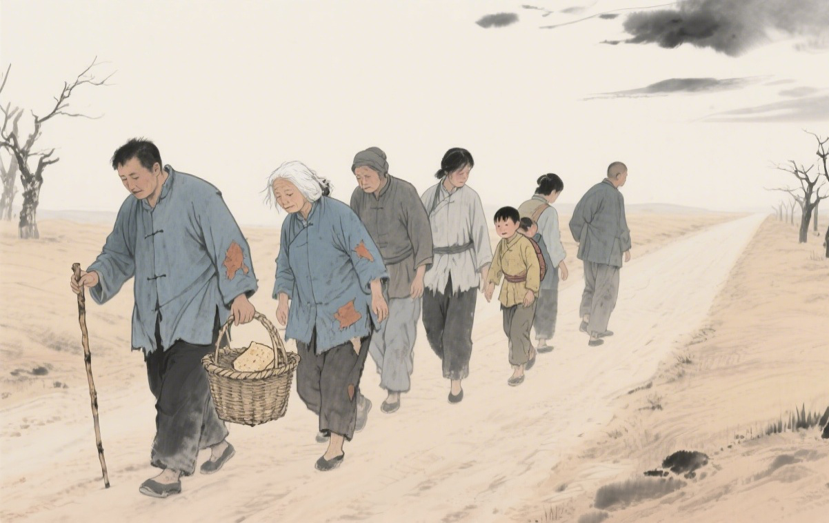 哀鸿满路 /