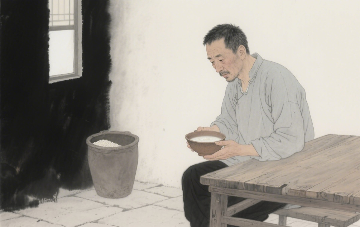 熬枯受淡 /