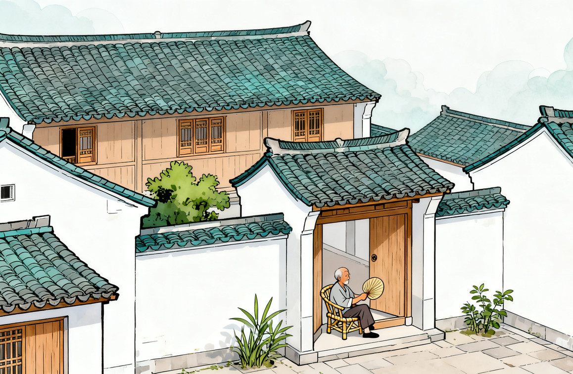 挨坊靠院 /