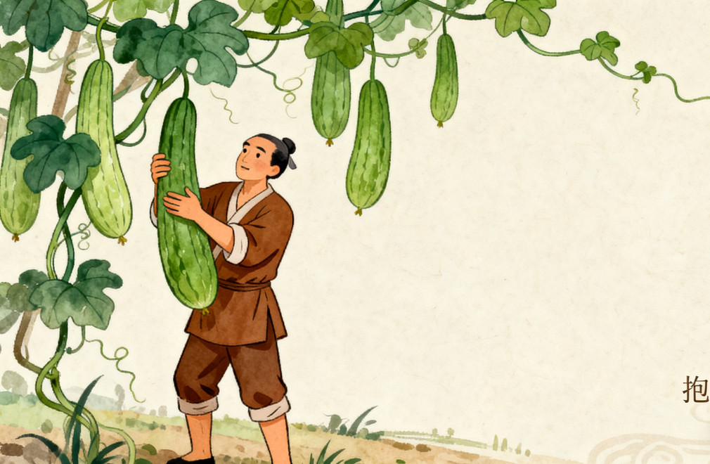 抱蔓摘瓜 /