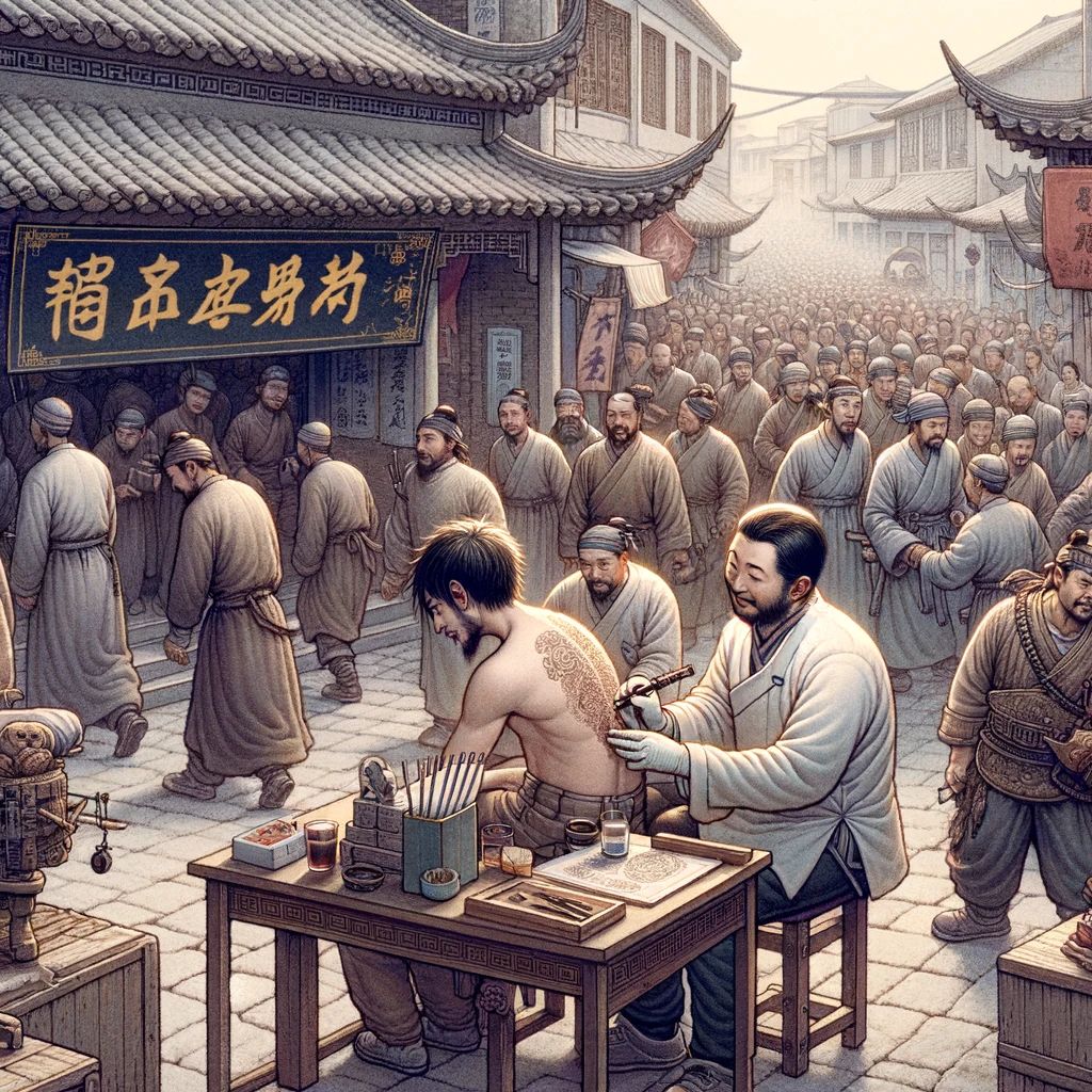被发文身的意思解释,被发文身造句,被发文身近义词,被发文身反义词,被发文身成语故事/