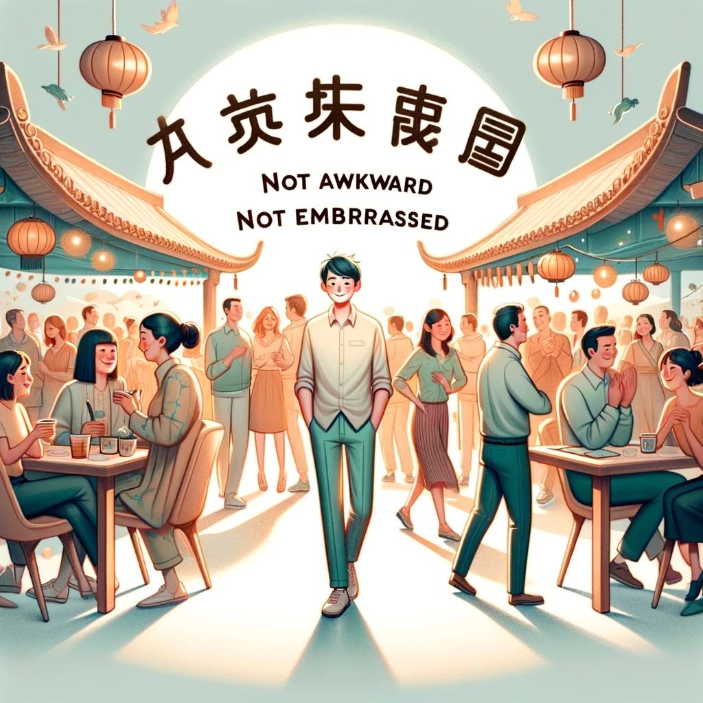 不尴不尬的意思解释,不尴不尬造句,不尴不尬近义词,不尴不尬反义词,不尴不尬成语故事/