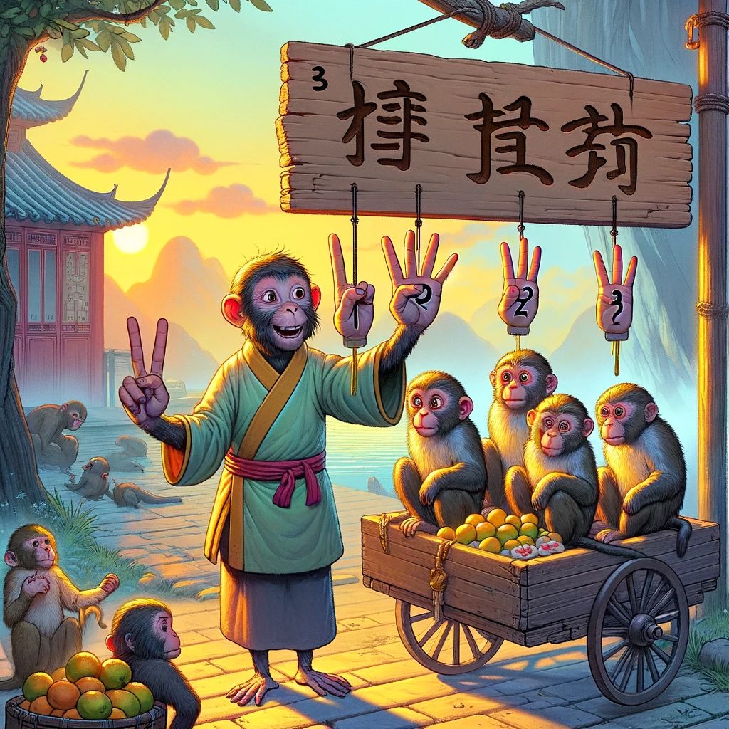朝三暮四的意思解释_造句_近义词_反义词_成语故事 朝三暮四的意思解释,朝三暮四造句,朝三暮四近义词,朝三暮四反义词,朝三暮四成语故事/