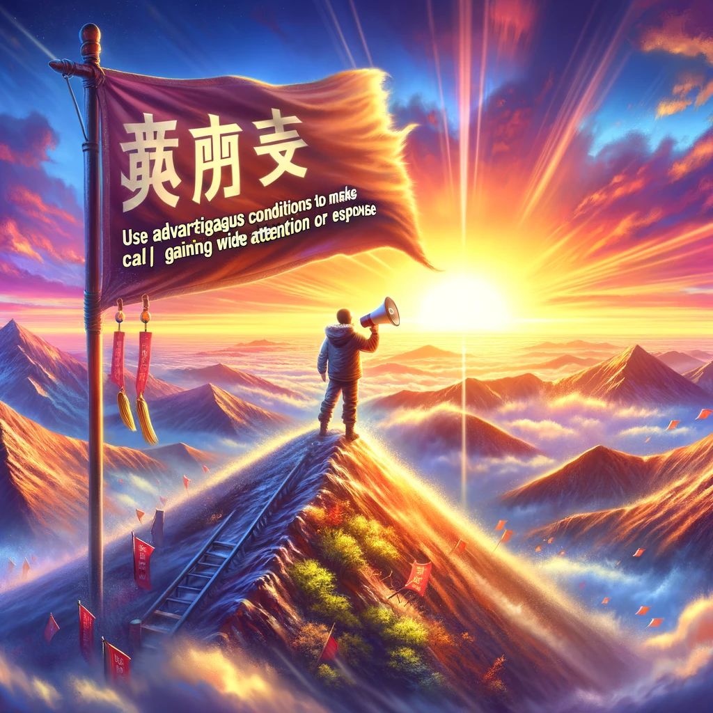 登高一呼的意思解释_造句_近义词_反义词_成语故事 登高一呼的意思解释,登高一呼造句,登高一呼近义词,登高一呼反义词,登高一呼成语故事/