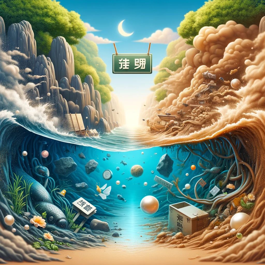 泥沙俱下的意思解释,泥沙俱下造句,泥沙俱下近义词,泥沙俱下反义词,泥沙俱下成语故事/