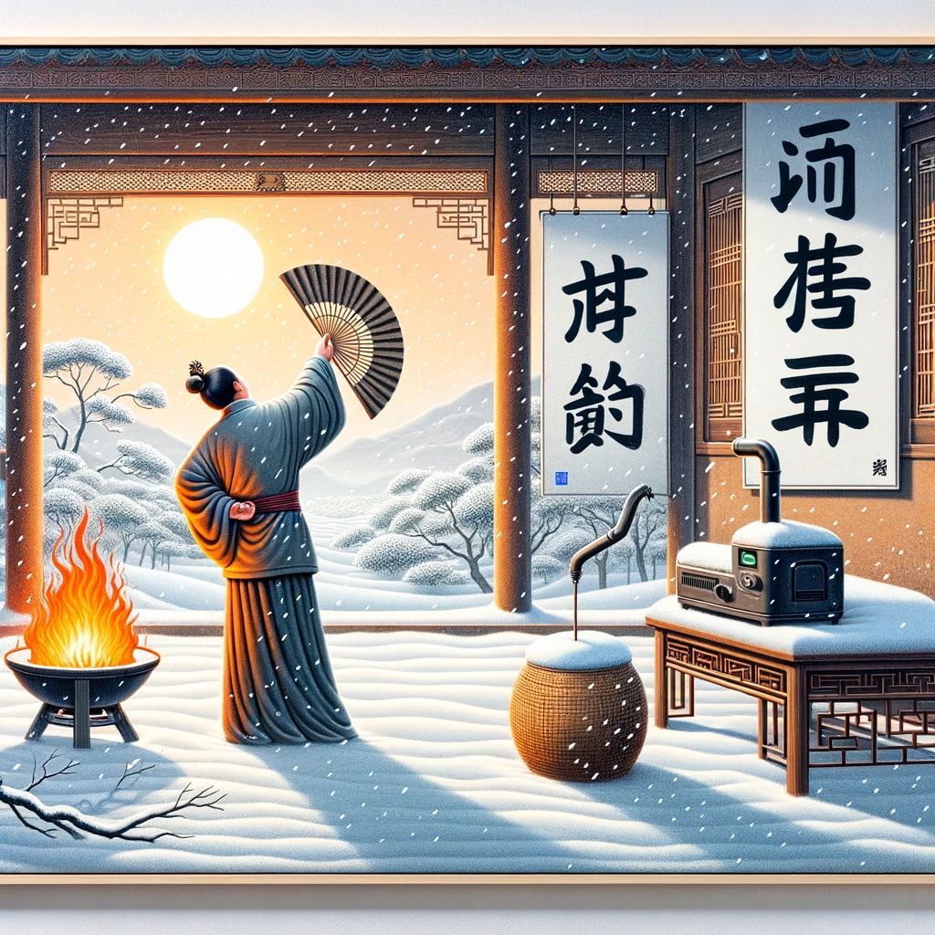 冬扇夏炉的意思解释,冬扇夏炉造句,冬扇夏炉近义词,冬扇夏炉反义词,冬扇夏炉成语故事/