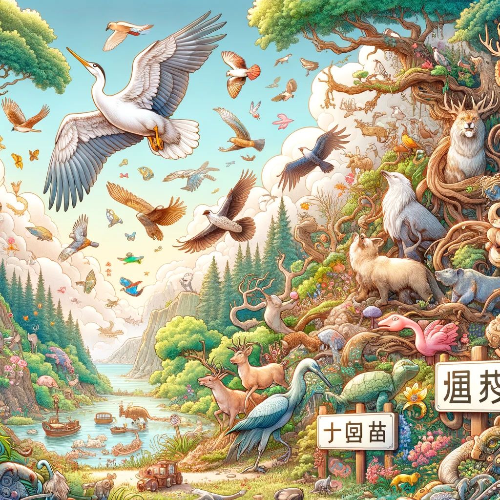 飞禽走兽的意思解释,飞禽走兽造句,飞禽走兽近义词,飞禽走兽反义词,飞禽走兽成语故事/