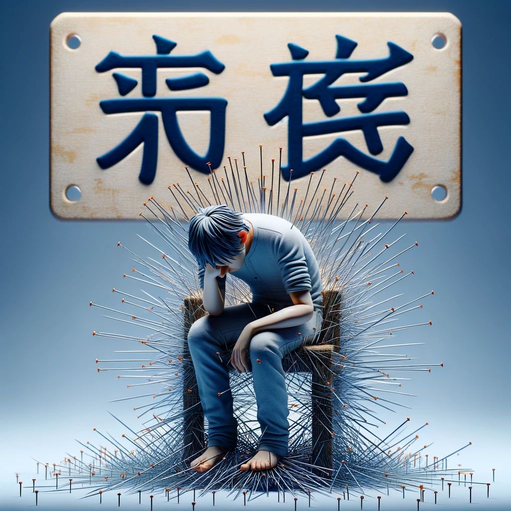 如坐针毡的意思解释_造句_近义词_反义词_成语故事 如坐针毡的意思解释,如坐针毡造句,如坐针毡近义词,如坐针毡反义词,如坐针毡成语故事/